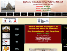 Tablet Screenshot of carluke.urc.org.uk
